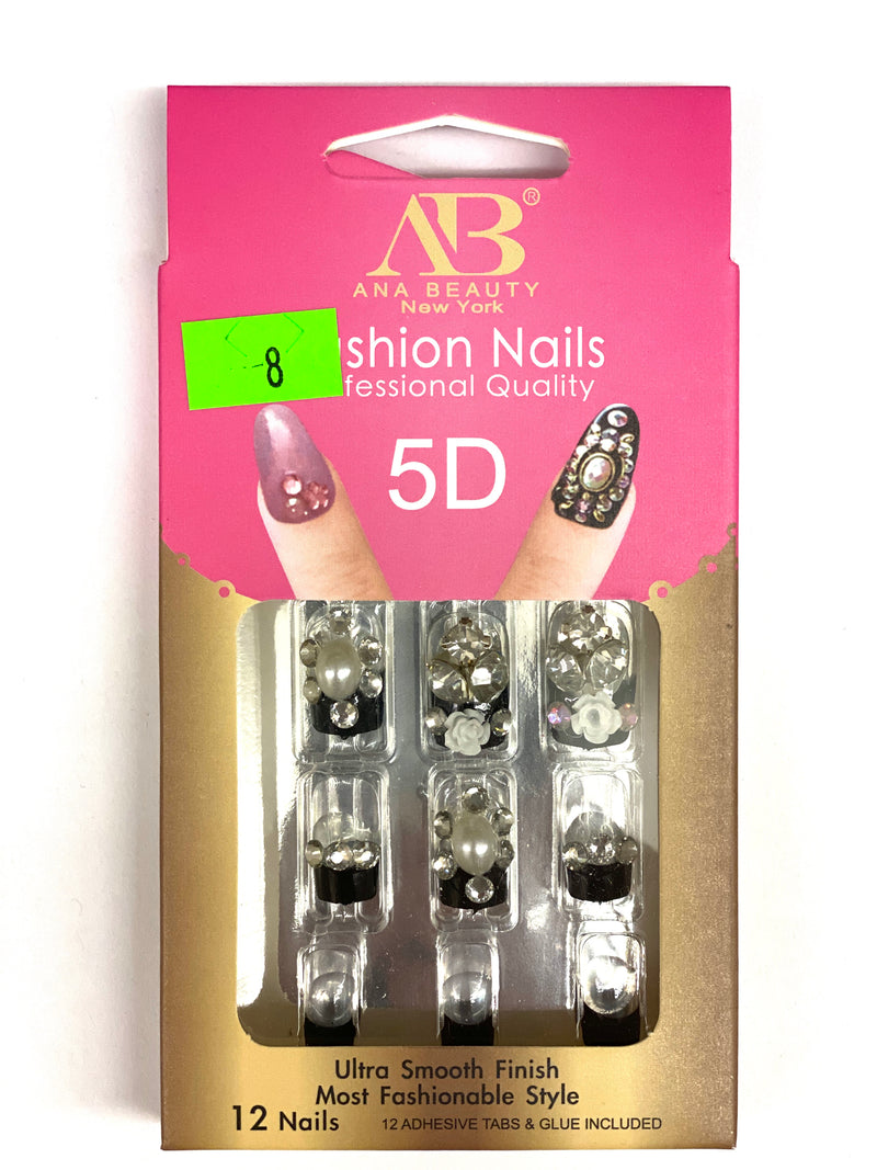Ana Beauty Fashion Nails 5D - B8