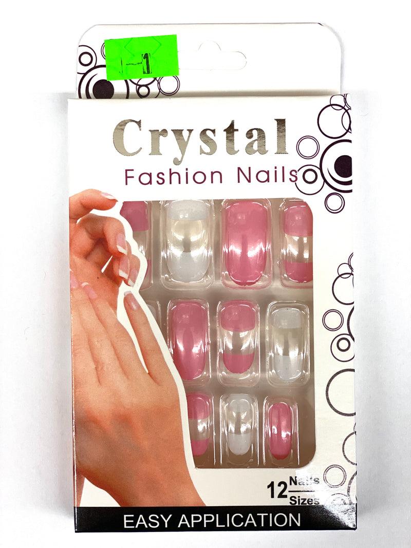 Crystal Fashion Nails - D1