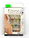 Crystal Fashion Nails - D6