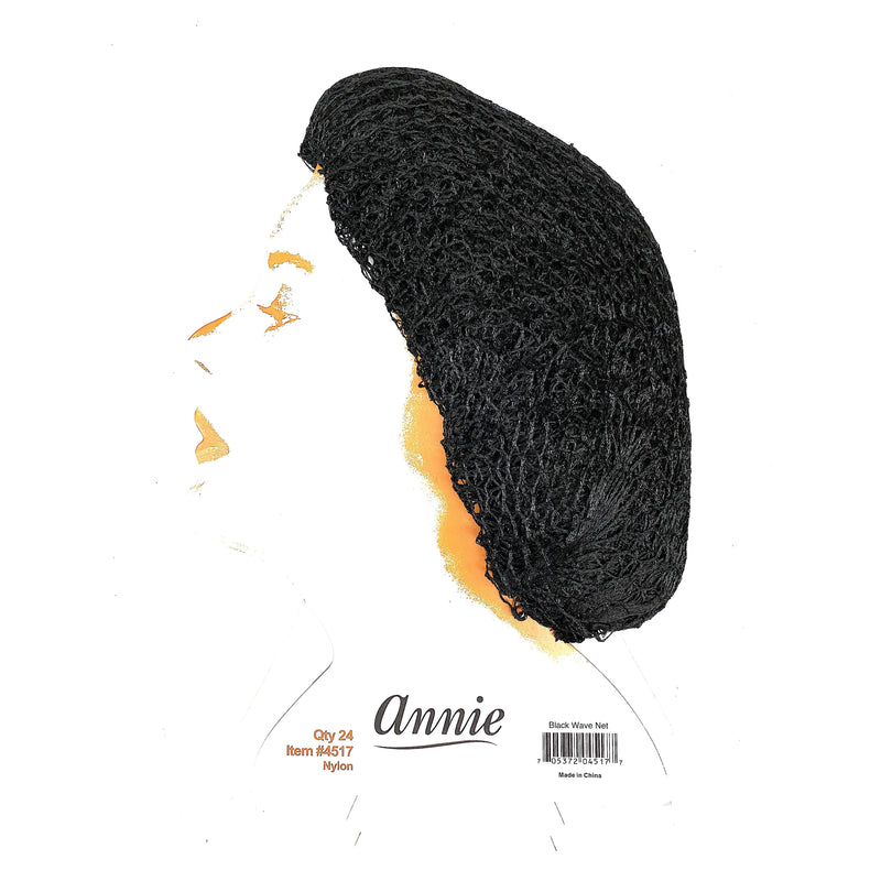 Annie Wave Net Black #4517 *1 PC