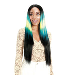 Zury Sis Layer Beam Colors Hair 4" HD Lace Front Wig LF-Sury