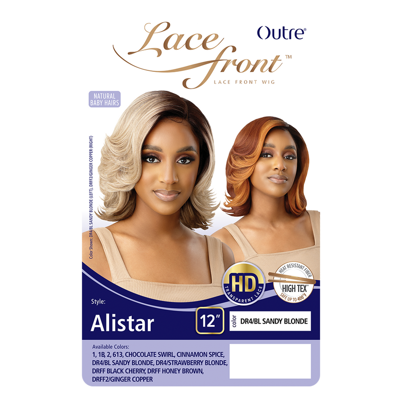 Outre Synthetic HD Transparent Lace Front Wig Alistar 12"