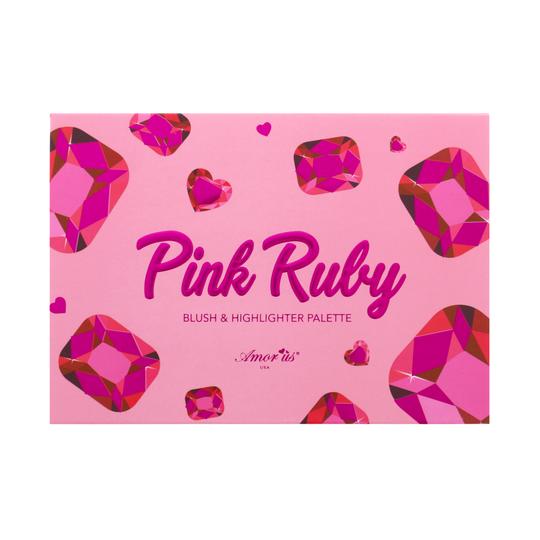 Pink Ruby - Blush & Highlighter Palette