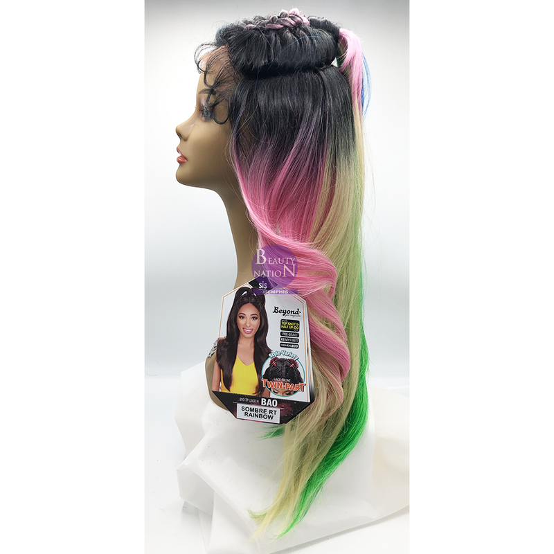 Zury Sis Beyond Synthetic Hair Twin Part Lace Front Wig - BYD TP LACE H BAO