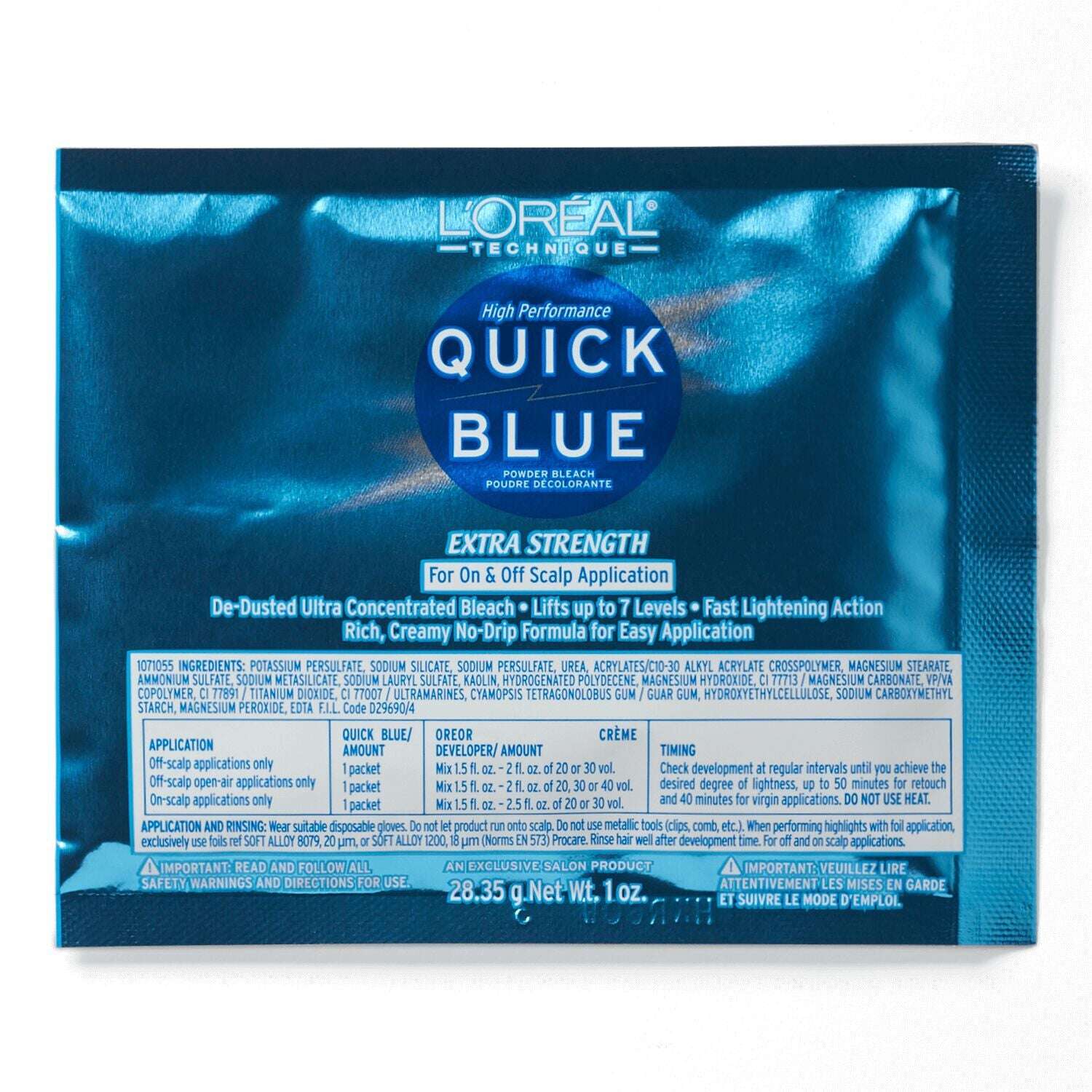 Quick Blue High Performance Powder Lightener Packette – Beauty Nation