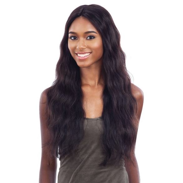 Model Model Nude 100% Human Hair Origin Lace Part Wig - Natural 702