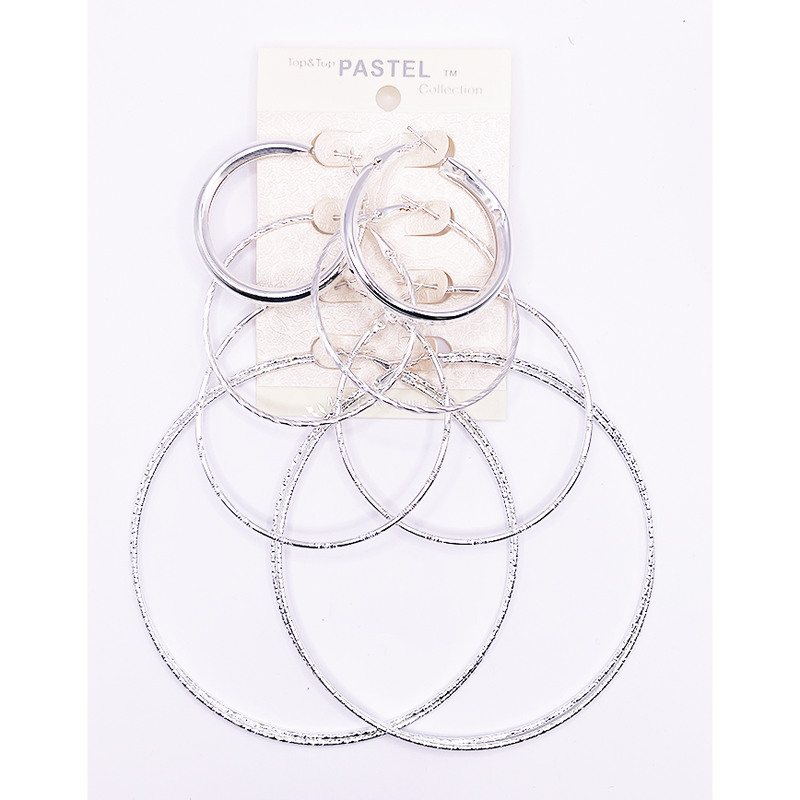 Multi-Pack Hoop Earrings Assorted #M013