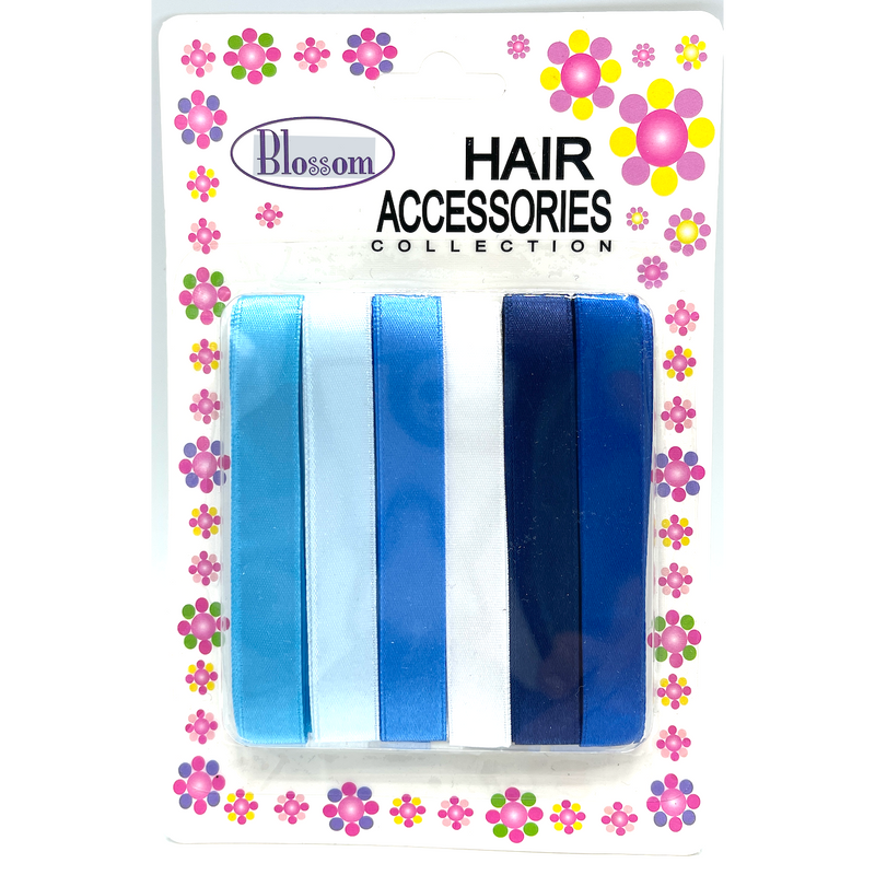 Blossom Hair Accessories Ribbons - Assorted Blues