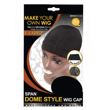 QFitt Span Dome Style Wig Cap X-Large 5027/5017 Black