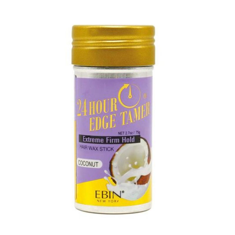 Ebin New York 24 hours Edge Tamer Sleek Hair Wax Stick Extreme Firm Hold 2.7oz