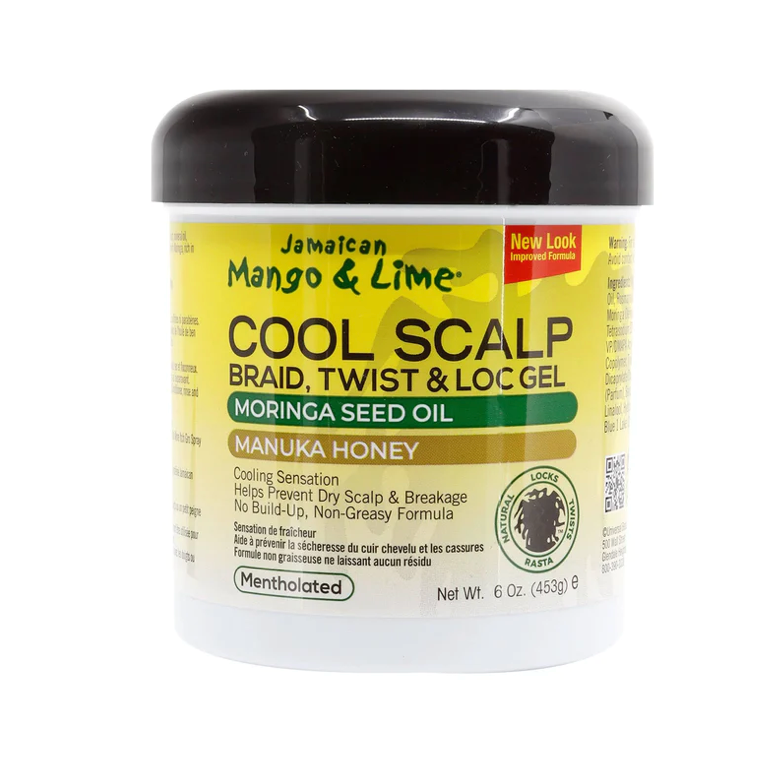 Jamaican Mango & Lime "No More Itch Cool Scalp Braid Twist and Lock Hair Gel" - 6 Oz