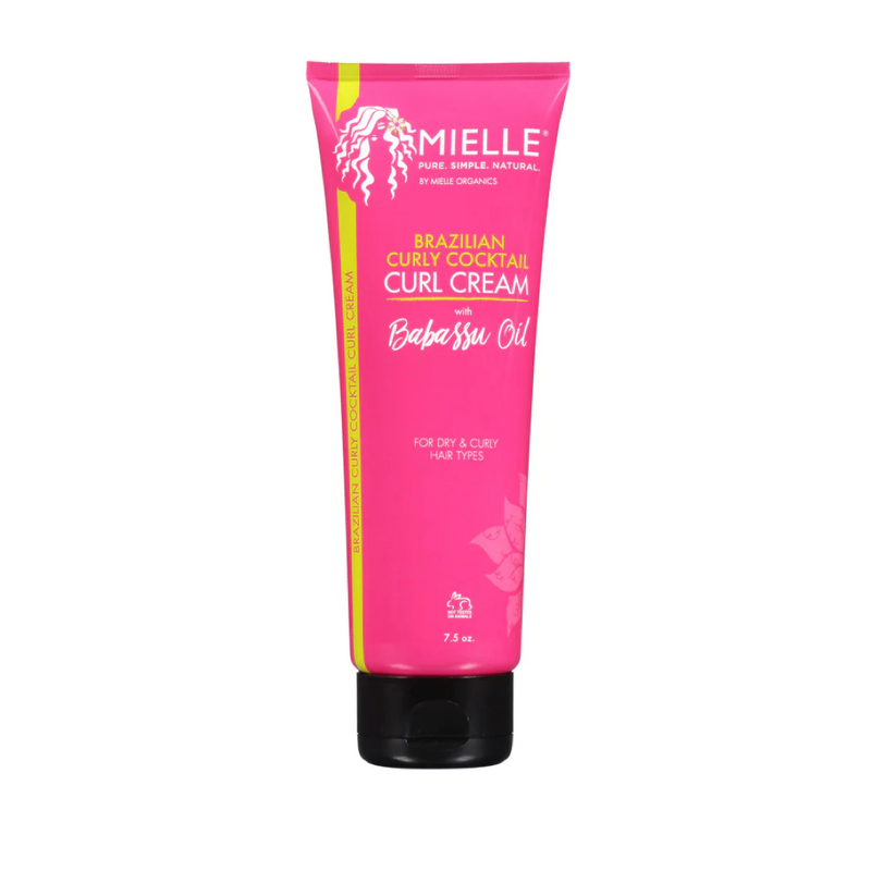 Mielle Organics Brazilian Curly Cocktail Curl Cream 7.5Oz, Adult Unisex