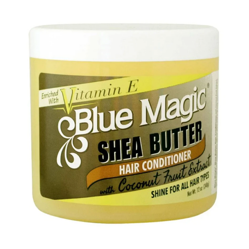 Blue Magic Shea Butter Hair Conditioner Enriched With Vitamin E, 12 Oz.