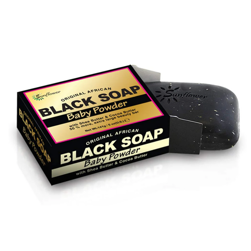 Original African Black Soap Baby Powder 5 Oz.