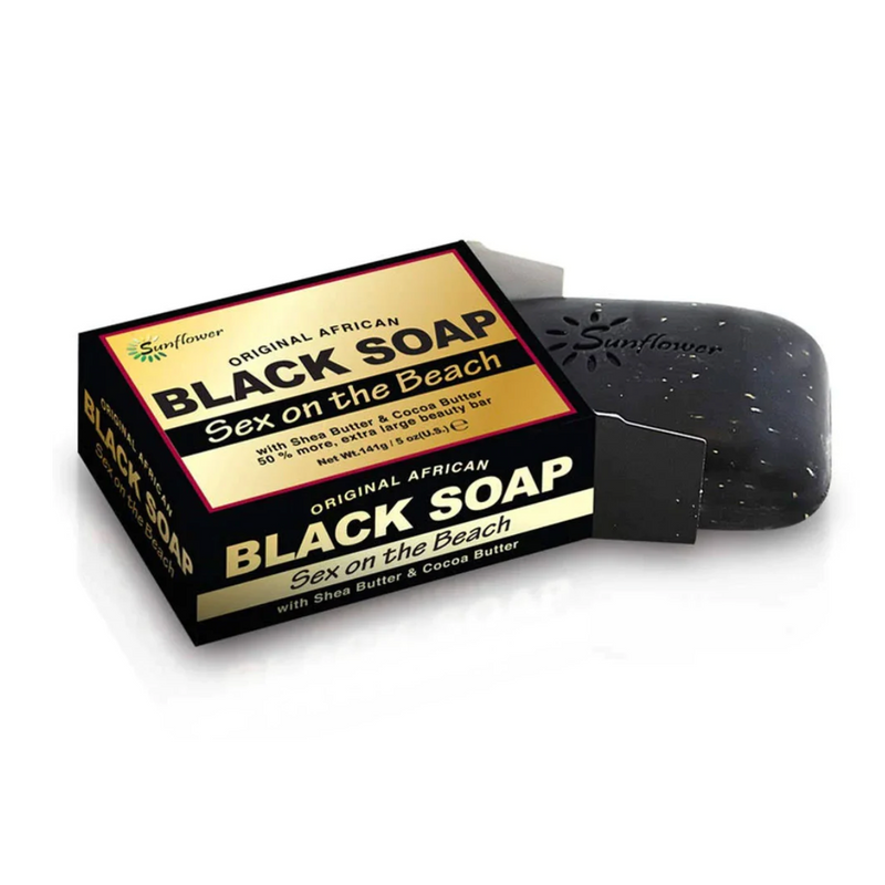 Sunflower Black Soap Sex On The Beach, 5 Oz.