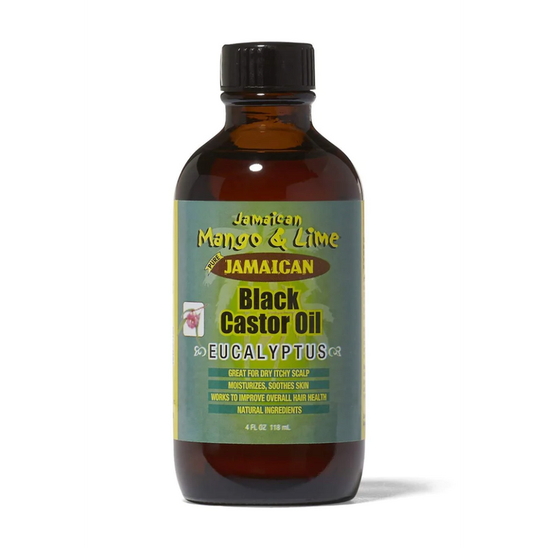 Jamaican Mango & Lime Black Castor Oil Eucalyptus 4 Oz.