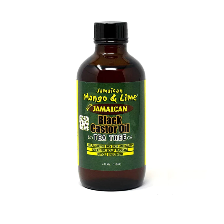 Jamaican Mango & Lime Black Castor Oil Tea Tree 4 Oz.