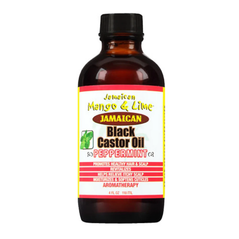 Jamaican Mango & Lime Black Castor Oil Peppermint 4 Oz.