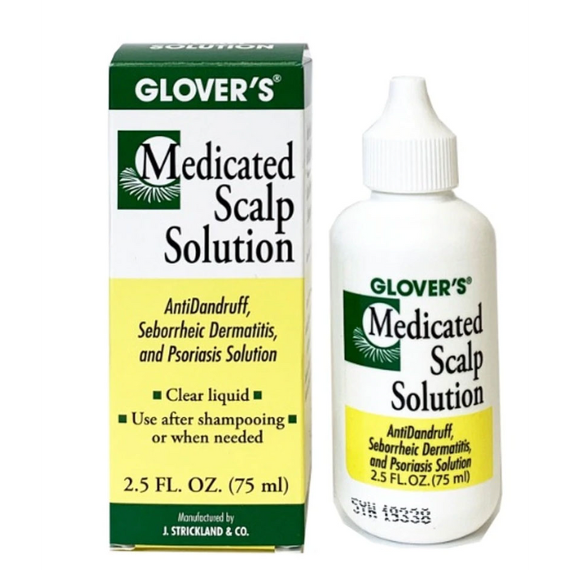 Glover's Medicated Scalp Solution 2.5 Oz