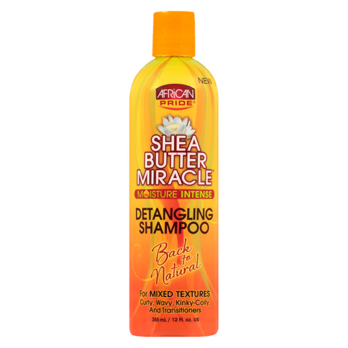 African Pride Shea Butter Miracle Detangling Shampoo - 12oz