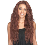 Bobbi Boss Human Hair Blend 360 Swiss Lace Front Wig - Mblf270 - AMBRA
