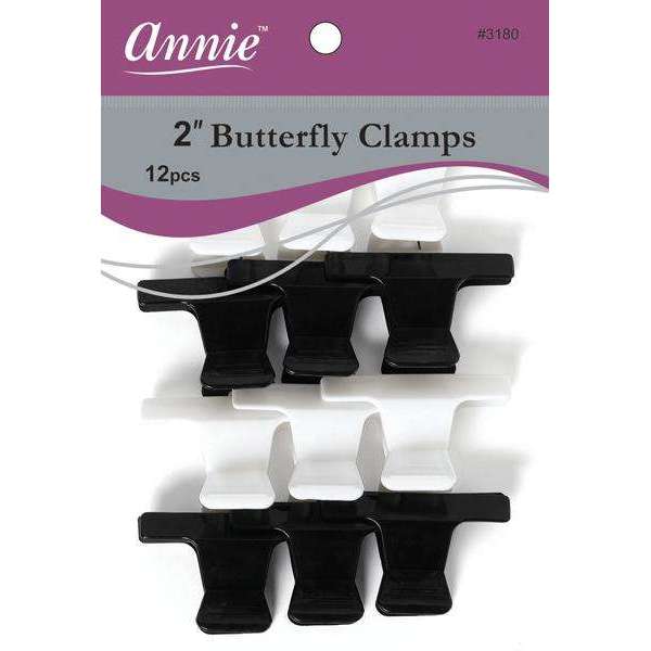 Annie Butterfly Clamps 2In 12Ct #3180