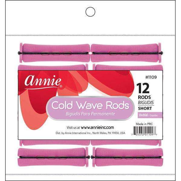 Annie Cold Wave Rod Short 12Ct Orchid #1109