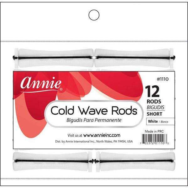 Annie Cold Wave Rod Short 12Ct White #1110