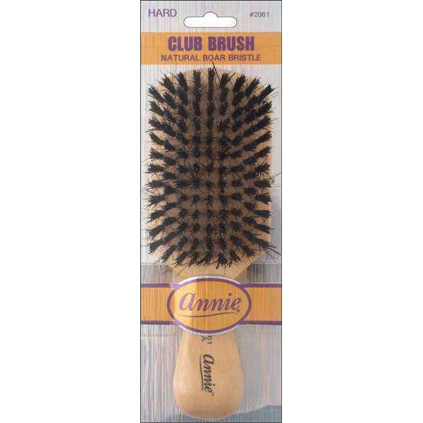 Annie Hard Club Boar & Nylon Bristle Brush #2061