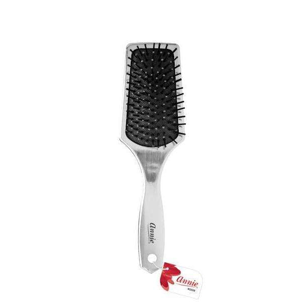 Annie Paddle Brush Small Silver #2209