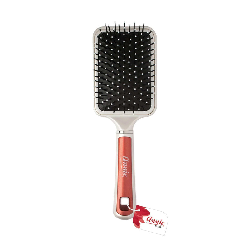 Annie Pearly Delux Paddle Brush Red #2365