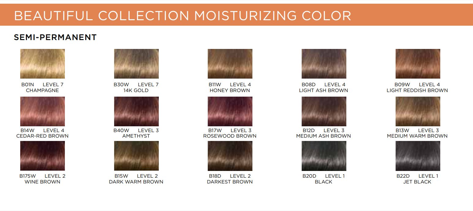 Clairol Color Examples Clairol Beautiful Collection Semi-Permanent Hair Color – Beauty Nation