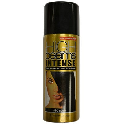 HIGH BEAMS INTENSE TEMPORARY SPRAY-ON HAIRCOLOR 2.7 OZ - #20 BLACK