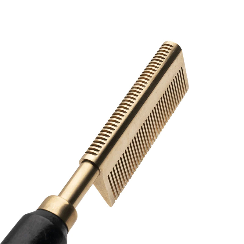 Hot & Hotter Electrical Straightening Comb Medium Double Sided Teeth #5532