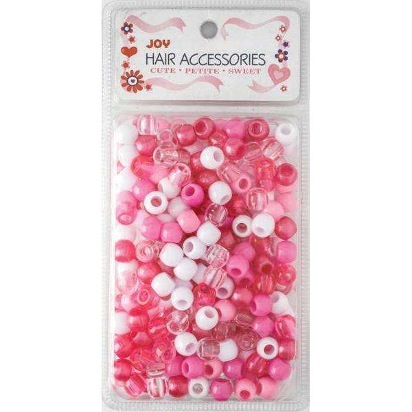 Joy Big Round Beads Large Size 240Ct Pink Asst Color #1836
