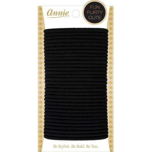 Annie Ponytailer 6" 32ct Black #8600