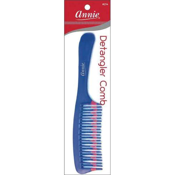 Annie Detangler Comb Asst Color Two Tone  #214