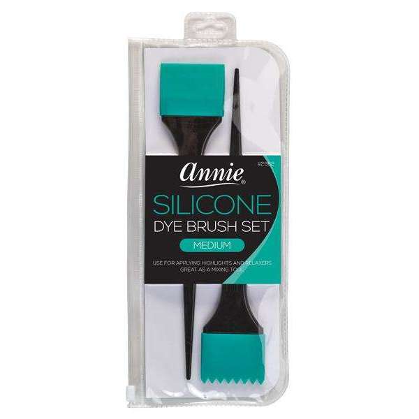 Annie Silicone Dye Brushes Medium Teal #2962