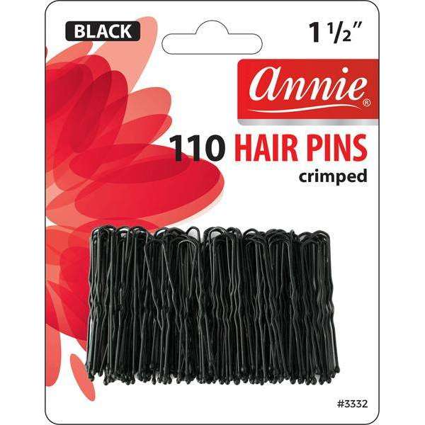 Annie Hair Pins 1 1/2" 110Ct Black #3332