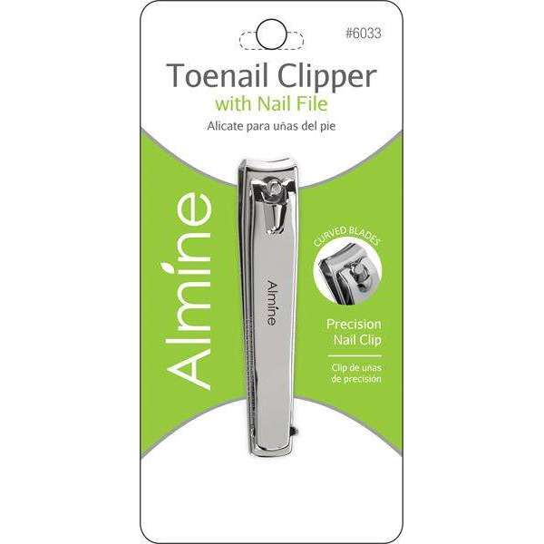 Almine Toenail Clipper with File Large #6033