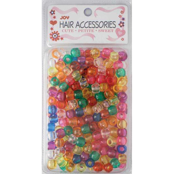 Joy Big Round Beads Large Size 240Ct Clear Asst Color #1834