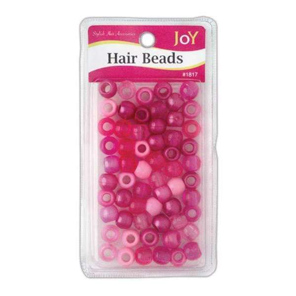 Joy Big Round Beads Large Size 60Ct Pink Asst Color - #1817