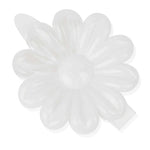 Joy Daisy Barrettes 12ct Clear & White #16726