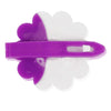 Joy Daisy Barrettes 12ct Purple & White #16732