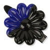 Joy Daisy Barrettes 12ct Blue & Black #16741
