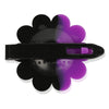 Joy Daisy Barrettes 12ct Black & Purple #16744