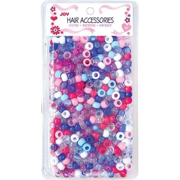Joy Round Plastic Beads Regular Size 1000Ct Asst Color #1883