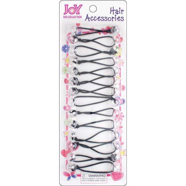 Joy Twin Beads Ponytailers 14Ct Clear #16002