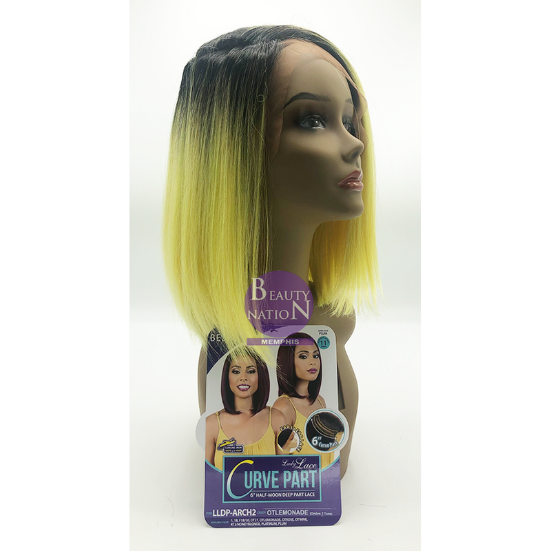 Beshe Lady Lace 6" Curved Part Lace Front Wig LLDP-Arch2