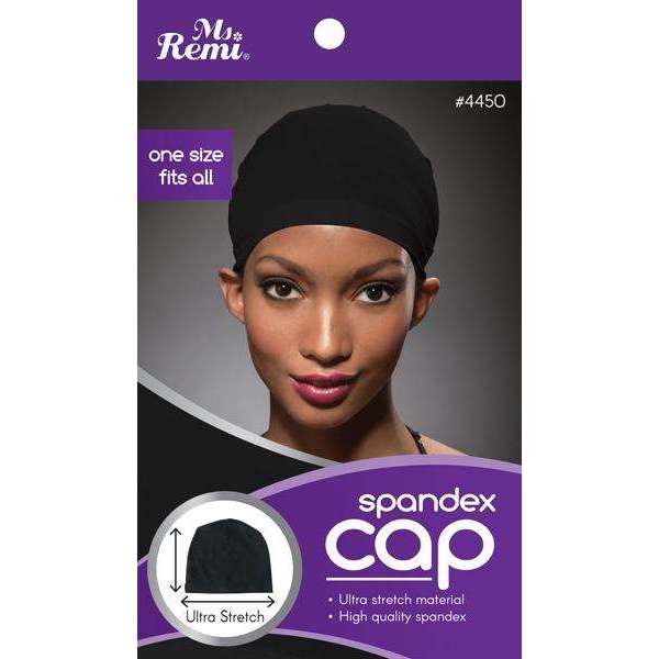 Ms. Remi Spandex Cap Black #4450